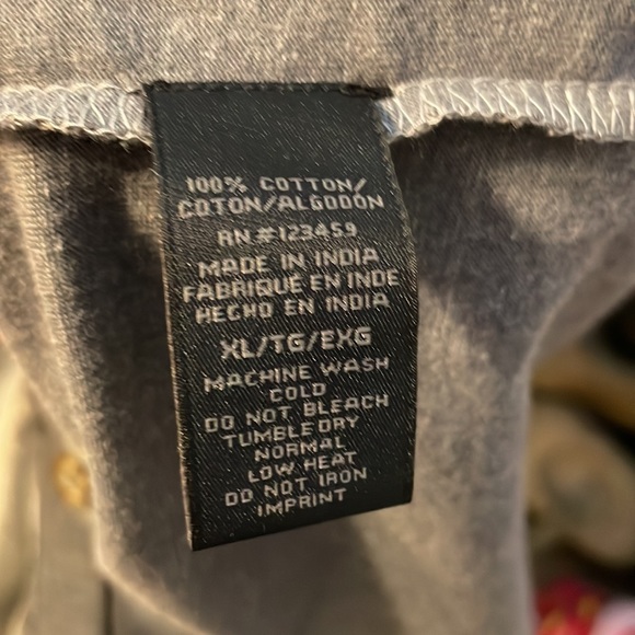 O’Neill Men’s Knit Button Down Long-sleeved shirt, XL. Heathered gray. - Picture 9 of 9